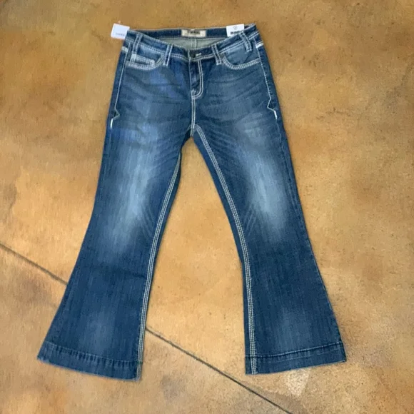 Women's Rock & Roll Denim Mid-Rise Trouser - Picture 2 of 3